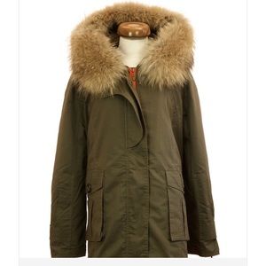 Poppy London Parka w/ Raccoon fur collar